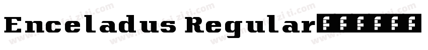 Enceladus Regular字体转换